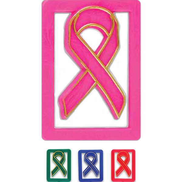 Custom Imprinted Breast Cancer Awareness Pink Paperclips