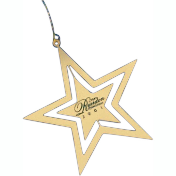 Brass Bird Ornaments, Custom Imprinted With Your Logo!