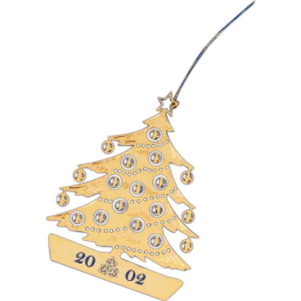 Brass Bird Ornaments, Custom Imprinted With Your Logo!