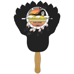 Feather Stock Shaped Paper Fans, Custom Made With Your Logo!