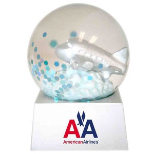 Stock Travel Snow Globes, Custom Designed With Your Logo!