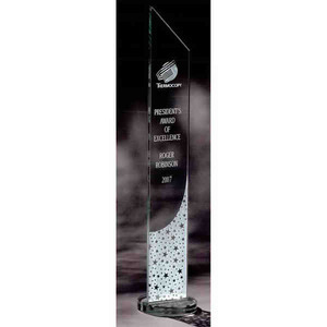 Custom Printed Stratosphere Unique Crystal Awards