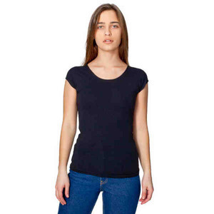 American Apparel Stretch Cotton Aerobic Top For Women, Custom Imprinted With Your Logo!