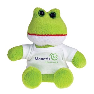 Frog Stuffed Plush Animals, Customized With Your Logo!