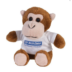 Stuffed Monkeys, Custom Printed With Your Logo!