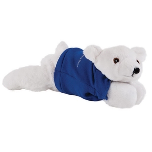 Custom Printed Stuffed Polar Bears