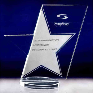 Superstar Unique Crystal Awards, Personalized With Your Logo!