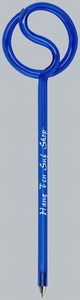 Surf Symbol Bent Shaped Pens, Custom Imprinted With Your Logo!