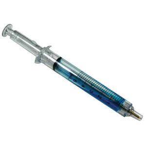 Syringe Fun Pens, Custom Printed With Your Logo!