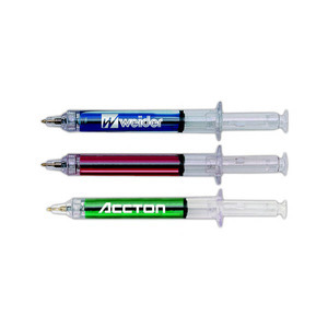 Syringe Shaped Items, Custom Imprinted With Your Logo!