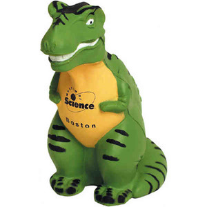 T-Rex Dinosaur Stressball Squeezies, Custom Imprinted With Your Logo!