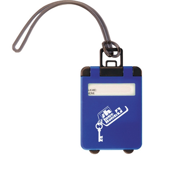 1 Day Service Double Swivel Luggage Tags, Custom Designed With Your Logo!