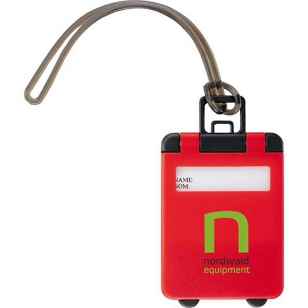 1 Day Service Double Swivel Luggage Tags, Custom Designed With Your Logo!