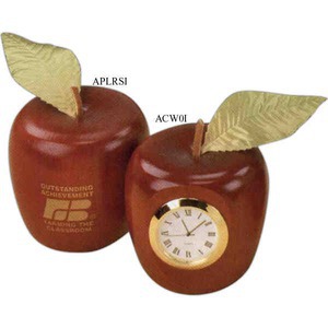 Teacher Wooden Apple Replica Gifts, Custom Designed With Your Logo!