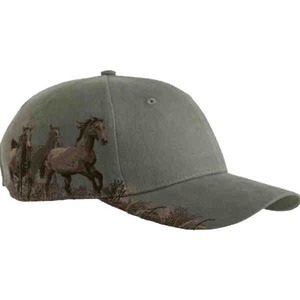 Custom Printed Baseball Cap Stock Design Team Roper