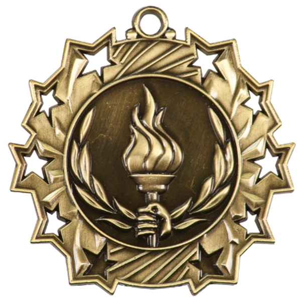 Cheerleading Sunray Medals, Custom Made With Your Logo!