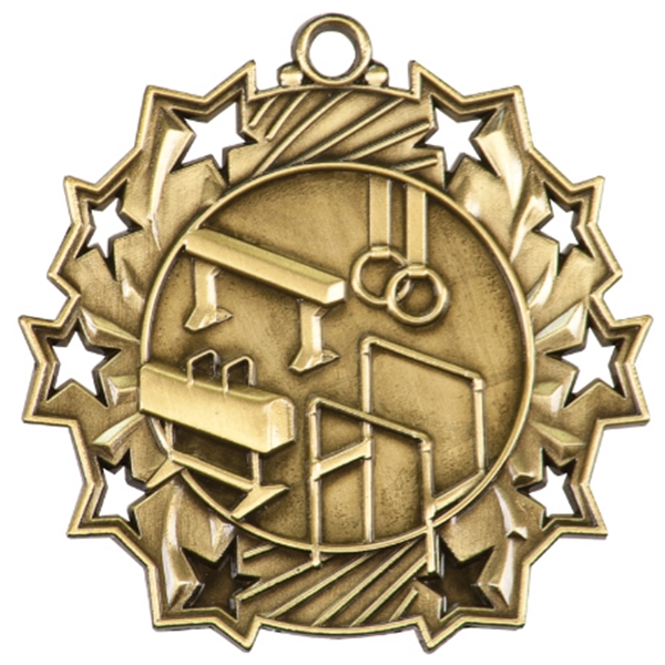Cheerleading Sunray Medals, Custom Made With Your Logo!