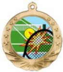 Tennis Motion Medals, Custom Decorated With Your Logo!