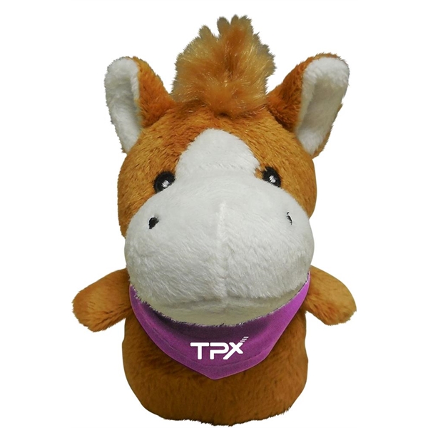 Horse Mascot Plush Stuffed Animals, Customized With Your Logo!