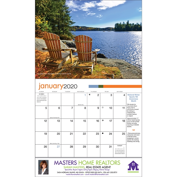 Wellness Appointment Calendars, Personalized With Your Logo!