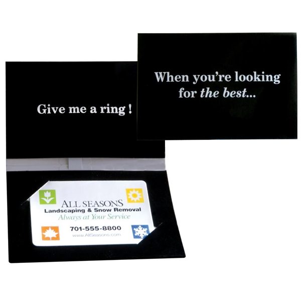 Sound Card Business Card Holders, Customized With Your Logo!