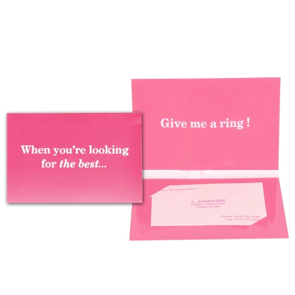 Sound Card Business Card Holders, Customized With Your Logo!