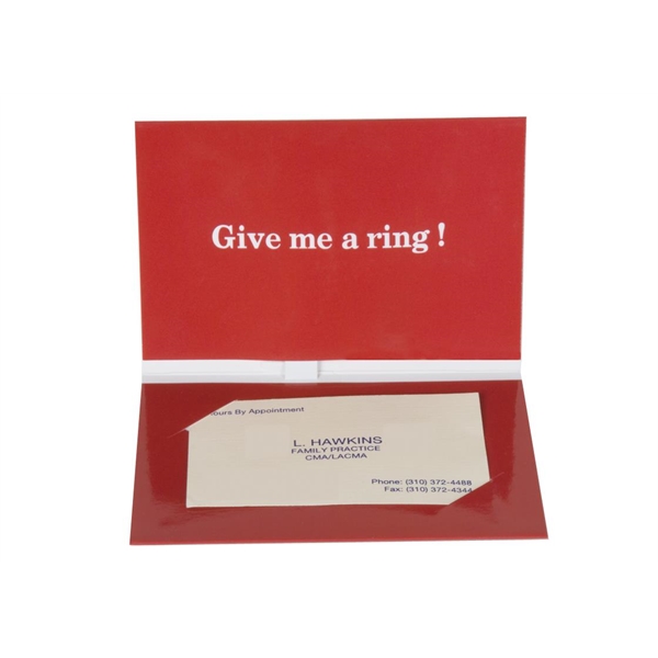 Sound Card Business Card Holders, Customized With Your Logo!