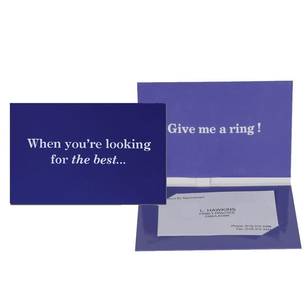 Sound Card Business Card Holders, Customized With Your Logo!