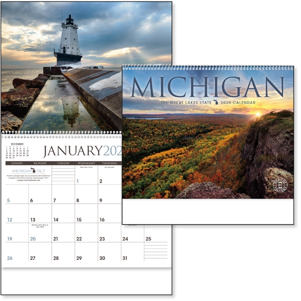 Michigan Appointment Calendars, Customized With Your Logo!