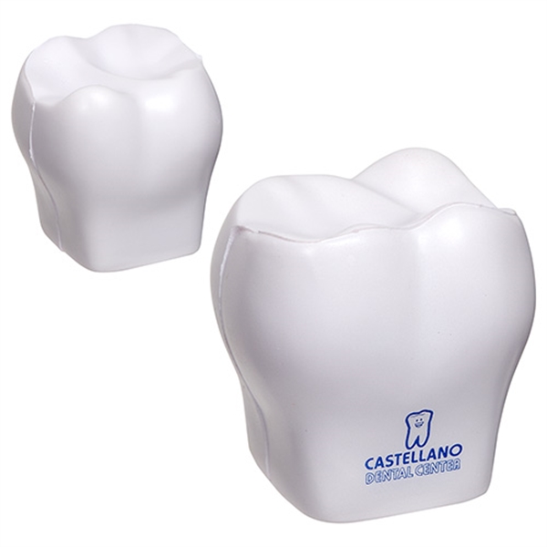 Tooth Stressball Squeezies, Custom Imprinted With Your Logo!