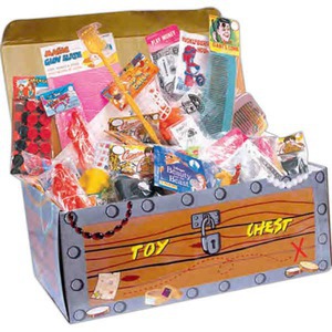 Toy Filled Treasure Chests, Custom Printed With Your Logo!