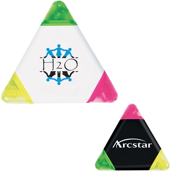 Triangle Highlighters, Custom Decorated With Your Logo!