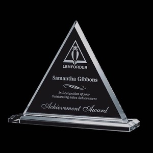 Triangle Shaped Awards, Personalized With Your Logo!