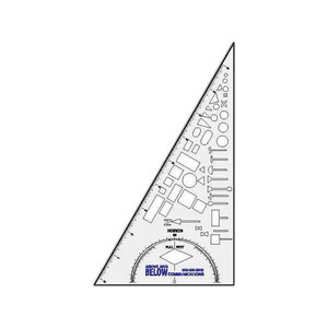 Triangle Protractor, Custom Printed With Your Logo!