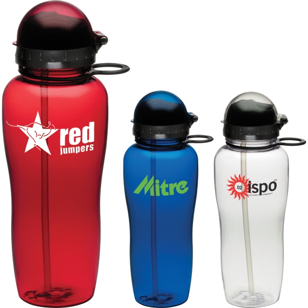 1 Day Service 24oz. Contour Body Shape Sports Bottles, Custom Decorated With Your Logo!
