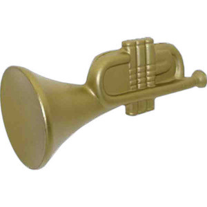 Trumpet Shaped Stress Relievers, Custom Decorated With Your Logo!