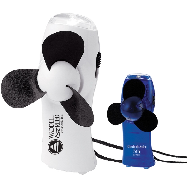 Custom Printed Mini Fans on a Rope and other Fans