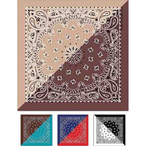 Custom Printed USA Paisley Handkerchiefs