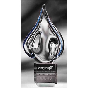 Custom Printed Verve Art Glass Crystal Awards