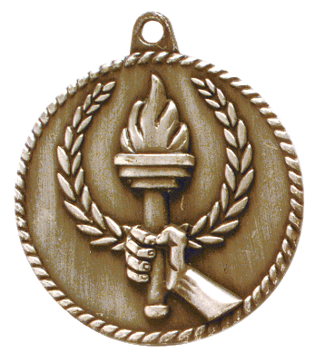 Custom Printed Victory High Relief Medals