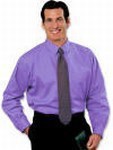 Custom Printed Blue Generation Men's Violet Twill Shirts