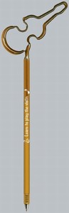 Custom Printed Violin Bent Shaped Pens
