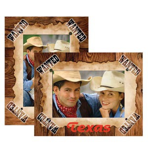 Wanted Paper Picture Frames, Custom Imprinted With Your Logo!