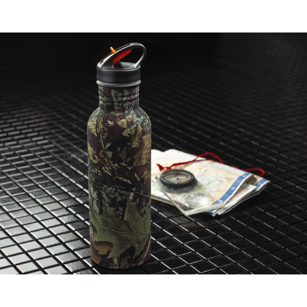 25oz. Aluminum Camouflage Water Bottles, Custom Printed With Your Logo!