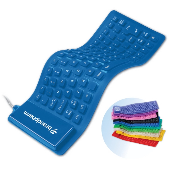 USB Flexible Keyboards, Custom Printed With Your Logo!