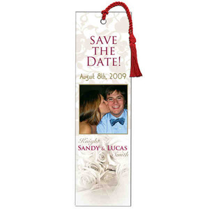 Wedding Bookmarks, Custom Imprinted With Your Logo!