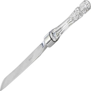 Custom Printed Wedding Crystal Knife Sets