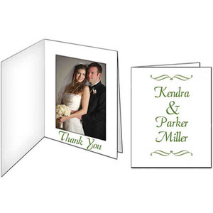 Wedding Thank You Card Photo Frames, Custom Imprinted With Your Logo!