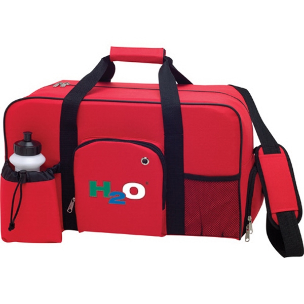 Duffel Bags with Zippered Compartments, Custom Printed With Your Logo!