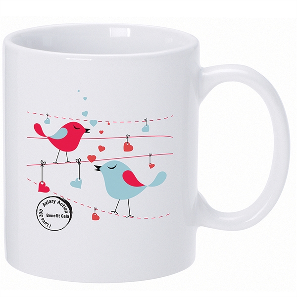 White Color Mugs, Customized With Your Logo!